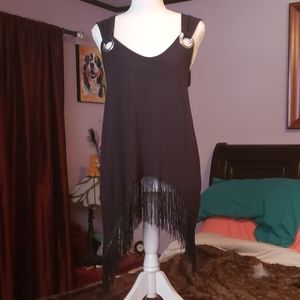 Venus grommet fringe top